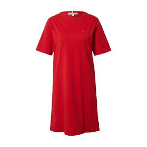 TOMMY HILFIGER Šaty  červená / námořnická modř / bílá