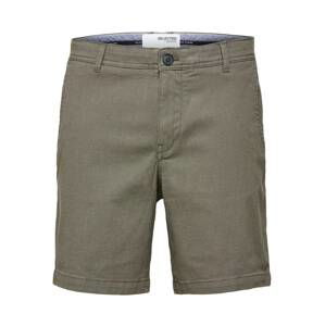 SELECTED HOMME Chino kalhoty 'Storm'  khaki