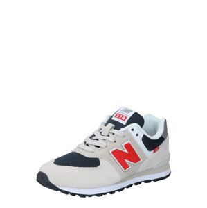 new balance Tenisky  tělová / světle šedá / námořnická modř / světle červená / bílá