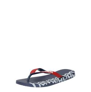 HAVAIANAS Žabky 'LOGOMANIA'  námořnická modř / ohnivá červená / bílá