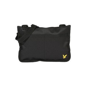 Lyle & Scott Taška přes rameno  černá / žlutá