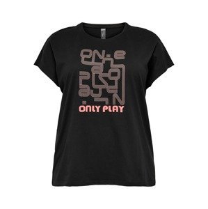 Only Play Curvy Funkční tričko 'ONPJIRINA'  černá / pink