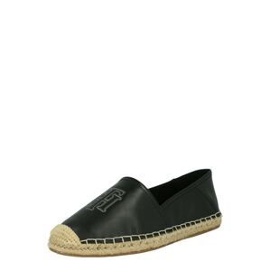 TOMMY HILFIGER Espadrilky  černá / šedá