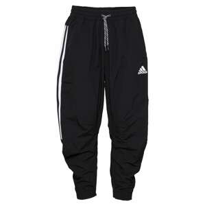 ADIDAS PERFORMANCE Sportovní kalhoty  černá / bílá