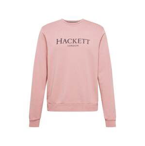 Hackett London Mikina  pink / černá