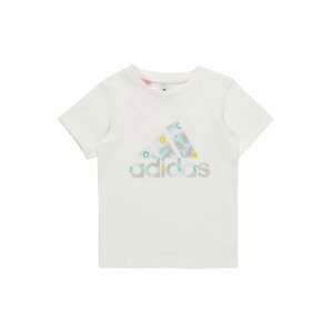 ADIDAS PERFORMANCE Funkční tričko  offwhite / černá / šedá / nefritová / žlutá