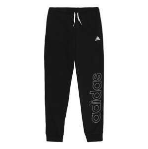 ADIDAS SPORTSWEAR Sportovní kalhoty  černá / bílá