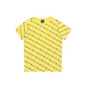 Champion Authentic Athletic Apparel Tričko  žlutá / černá