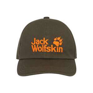 JACK WOLFSKIN Čepice  tmavě zelená / oranžová