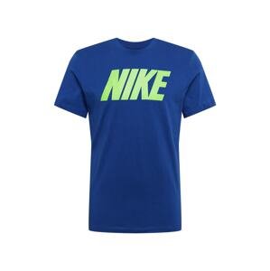Nike Sportswear Tričko  královská modrá / svítivě zelená