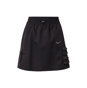Nike Sportswear Sukně  černá / bílá