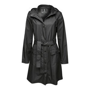 RAINS Přechodný kabát  černá