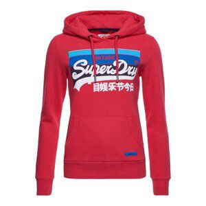 Superdry Mikina 'Cali'  modrá / bílá / pitaya