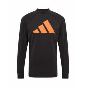 ADIDAS PERFORMANCE Funkční tričko  černá / oranžová