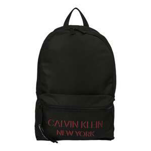 Calvin Klein Batoh 'CAMPUS'  černá / červená