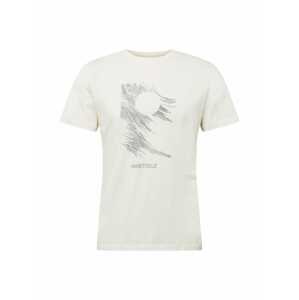 BLEND Shirt  přírodní bílá / šedá