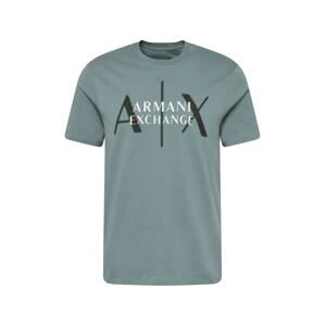 ARMANI EXCHANGE Tričko  kouřově šedá / černá / bílá