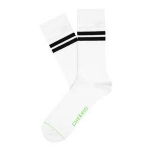 CHEERIO* Ponožky 'TENNIS TYPE'  bílá / černá