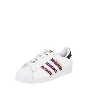 ADIDAS ORIGINALS Tenisky 'SUPERSTAR'  bílá / černá / pink / zlatá