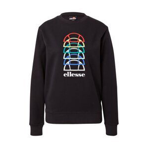 ELLESSE Sweatshirt 'Pierira'  černá / bílá / modrá / melounová / tyrkysová