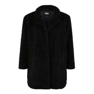 Urban Classics Curvy Přechodný kabát 'Sherpa'  černá