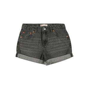 LEVI'S Džíny 'GIRLFRIEND SHORTY SHORT'  černá džínovina