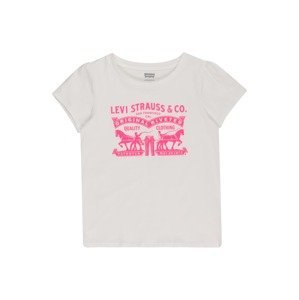 LEVI'S Tričko  bílá / pink