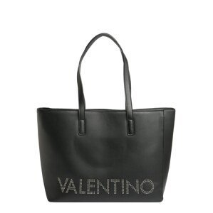 Valentino Bags Nákupní taška 'Portia'  černá / stříbrná