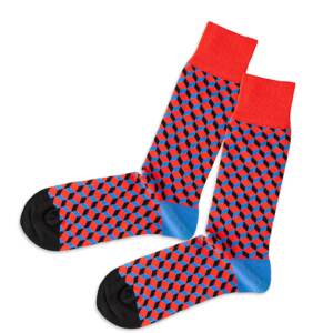 DillySocks Ponožky  černá / světlemodrá