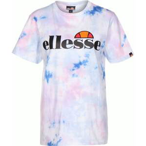 ELLESSE Tričko 'Albany'  světlemodrá / tmavě oranžová / černá / bílá