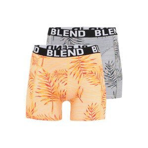 BLEND Boxerky  bílá / jasně oranžová / svítivě oranžová / stříbrně šedá / grafitová