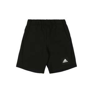 ADIDAS PERFORMANCE Sportovní kalhoty  černá / bílá