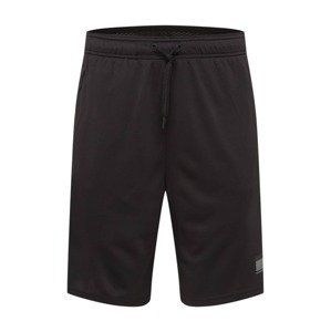 Superdry Sportovní kalhoty 'TRAINING RELAXED SHORTS'  černá