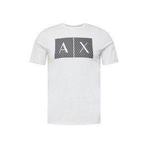 ARMANI EXCHANGE Tričko  černá / bílá