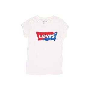 LEVI'S Tričko  bílá / ohnivá červená / nebeská modř