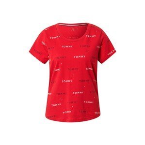Tommy Hilfiger Underwear Tričko na spaní  červená / bílá / černá