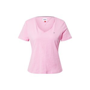 Tommy Jeans Tričko  světle růžová