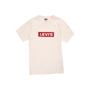 LEVI'S Tričko  krémová / červená / bílá
