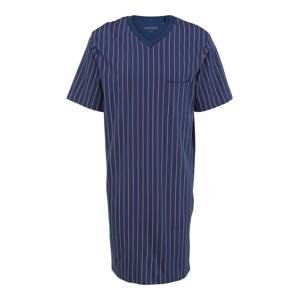 SCHIESSER Pyžamo krátké  marine modrá / červená / bílá