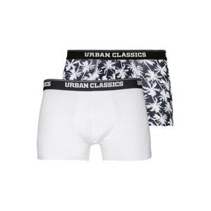 Urban Classics Boxerky  černá / bílá