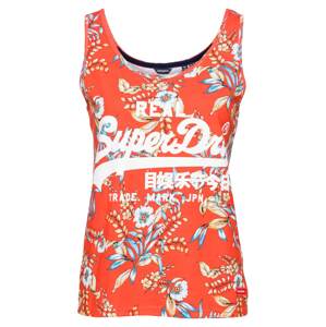 Superdry Top  oranžová / mix barev