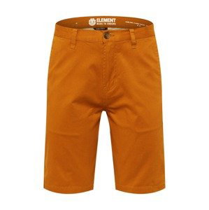 ELEMENT Chino kalhoty  koňaková / oranžová