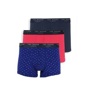 Ted Baker Boxerky  modrá / námořnická modř / pitaya / bílá