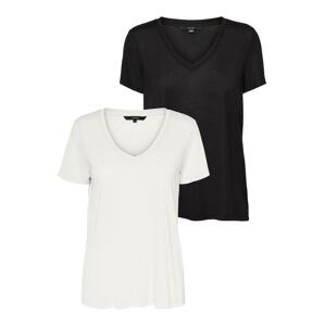 Vero Moda Petite Tričko 'Spicy'  černá / offwhite