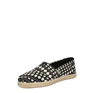 TOMS Espadrilky 'ALPARGATA'  černá / béžová