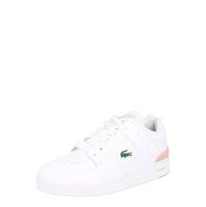 LACOSTE Sneaker  bílá / zelená / pastelově růžová