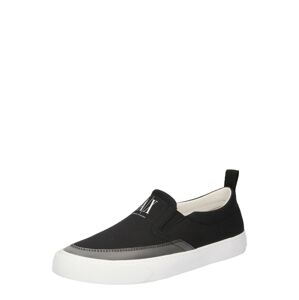 ARMANI EXCHANGE Slip on boty  černá / bílá