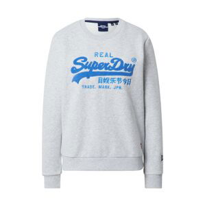 Superdry Mikina 'VL CHENILLE CREW'  šedá