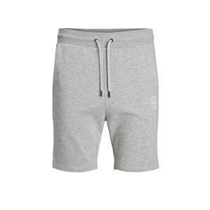 JACK & JONES Kalhoty  šedý melír