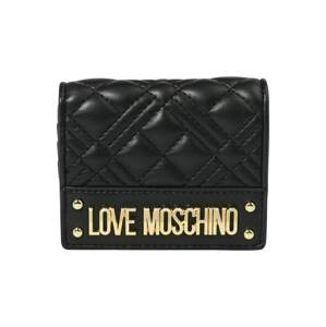 Love Moschino Peněženka  černá / zlatá